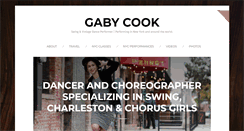 Desktop Screenshot of gabycook.com